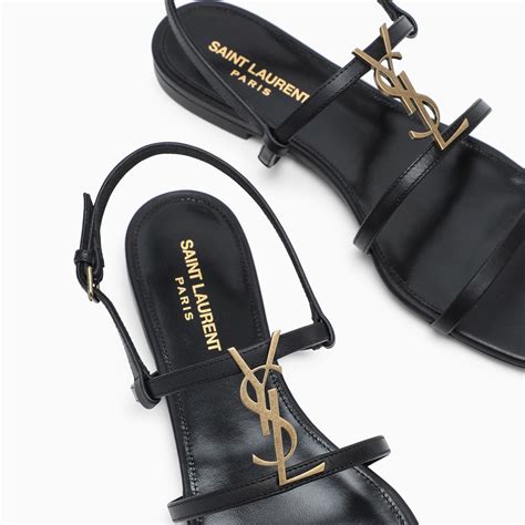 sandalias cassandra ysl|ysl tribute flat sandals.